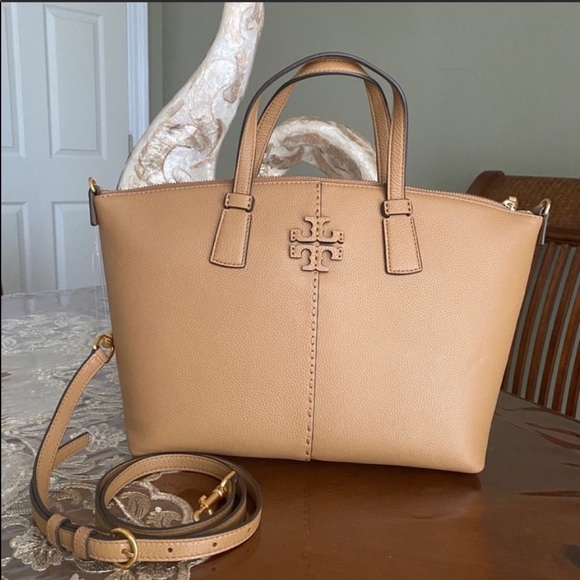 Tory Burch leather satchel - Picture 2 of 14